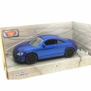 モーターマックス 1/43 アウディ TT クーペ 2007 ブルーメタリック(ミニカー)