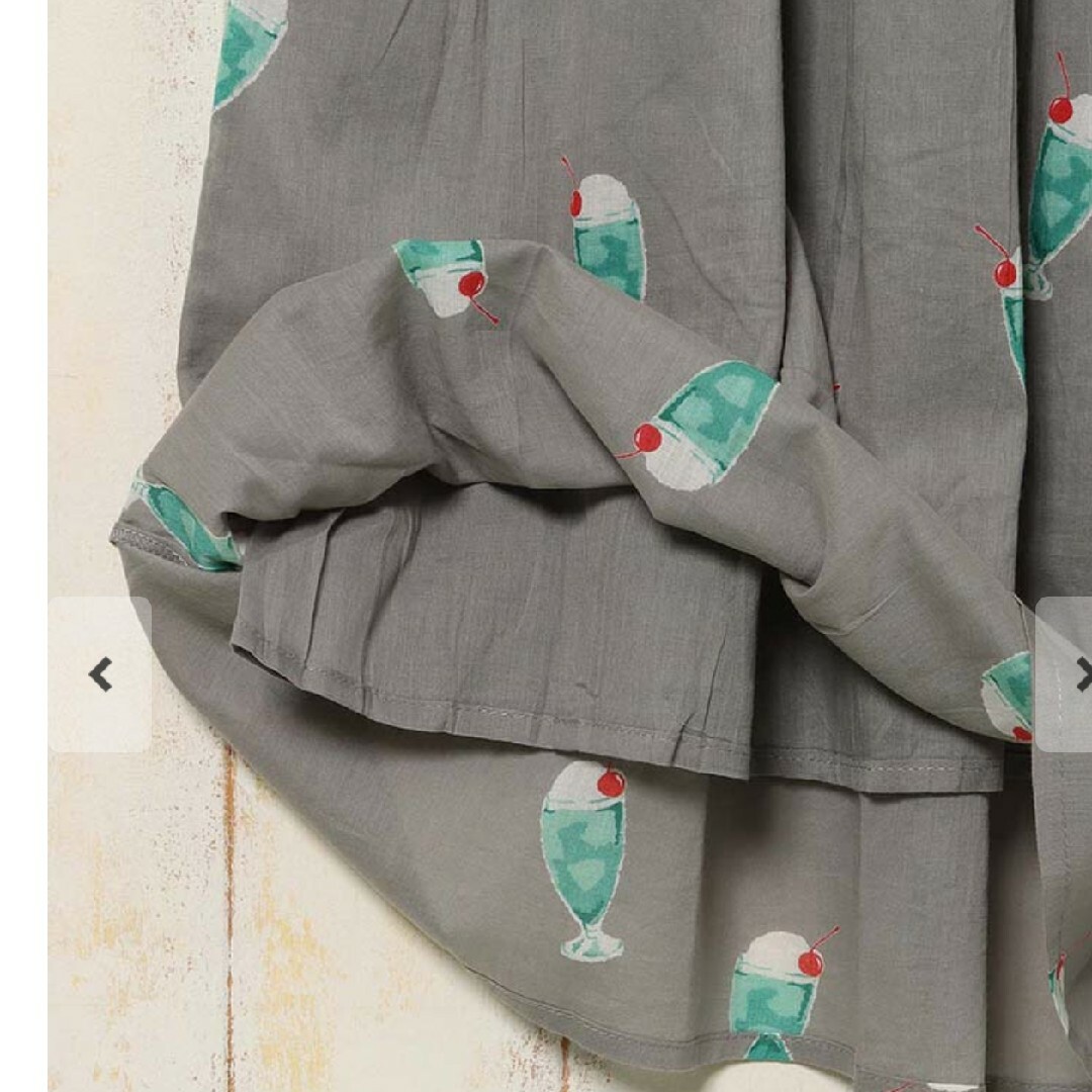 ブルーブルーエ　クリームソーダスカート レディースのスカート(ロングスカート)の商品写真
