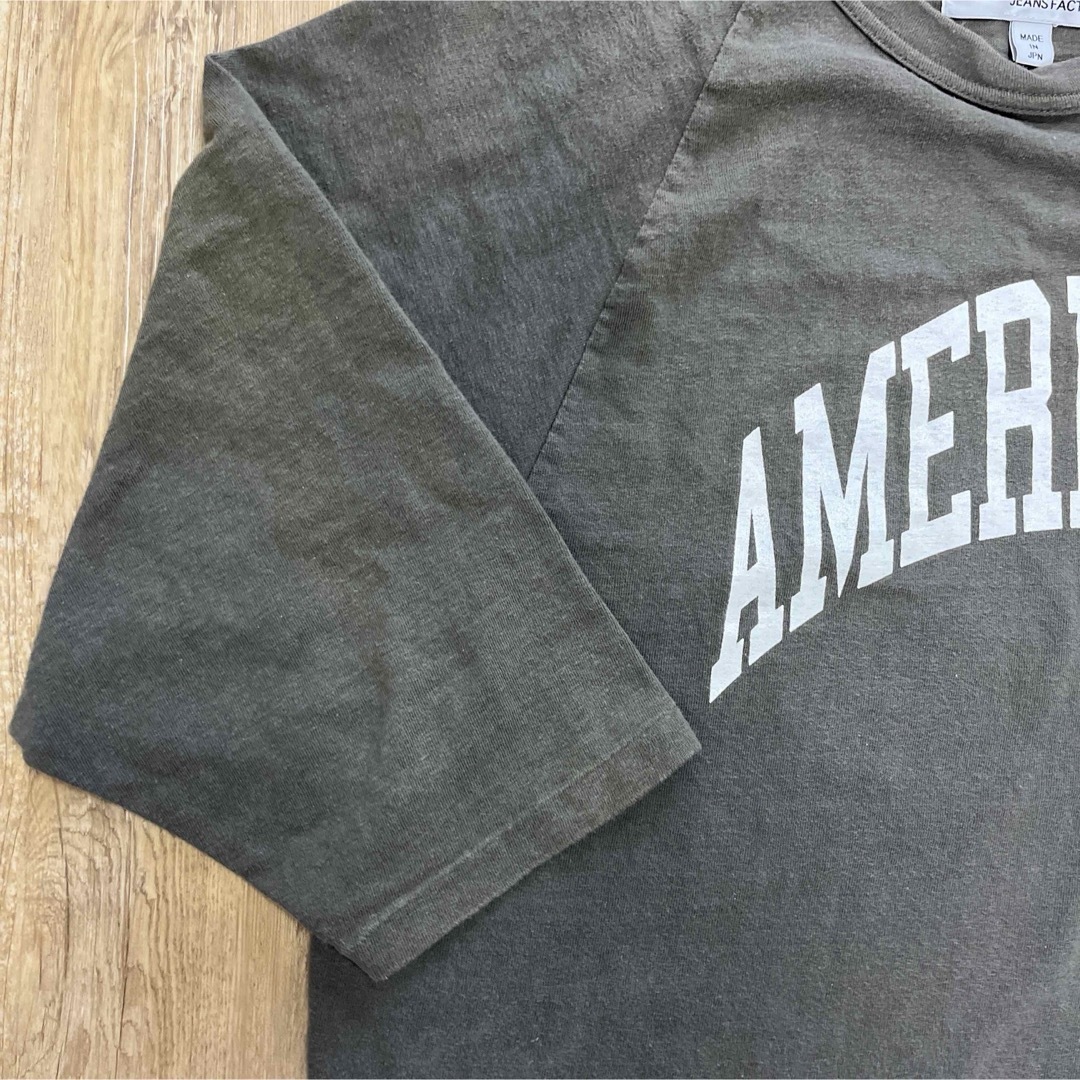 AMERICANA(アメリカーナ)のAmericana×ジーンズファクトリー　七分袖Tシャツ レディースのトップス(シャツ/ブラウス(長袖/七分))の商品写真