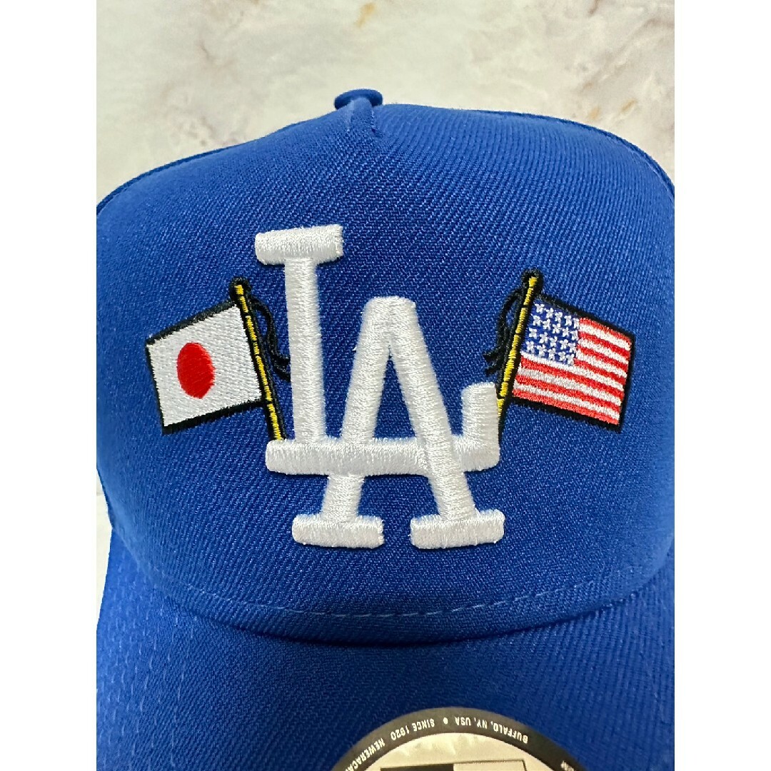 NEW ERA(ニューエラー)のNewera 9forty ロサンゼルスドジャース ロイヤルフラッグ キャップ メンズの帽子(キャップ)の商品写真