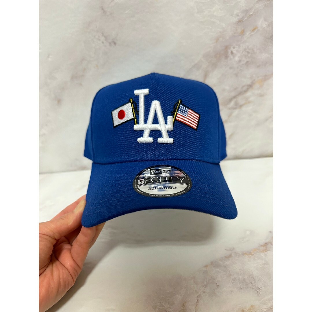 NEW ERA(ニューエラー)のNewera 9forty ロサンゼルスドジャース ロイヤルフラッグ キャップ メンズの帽子(キャップ)の商品写真