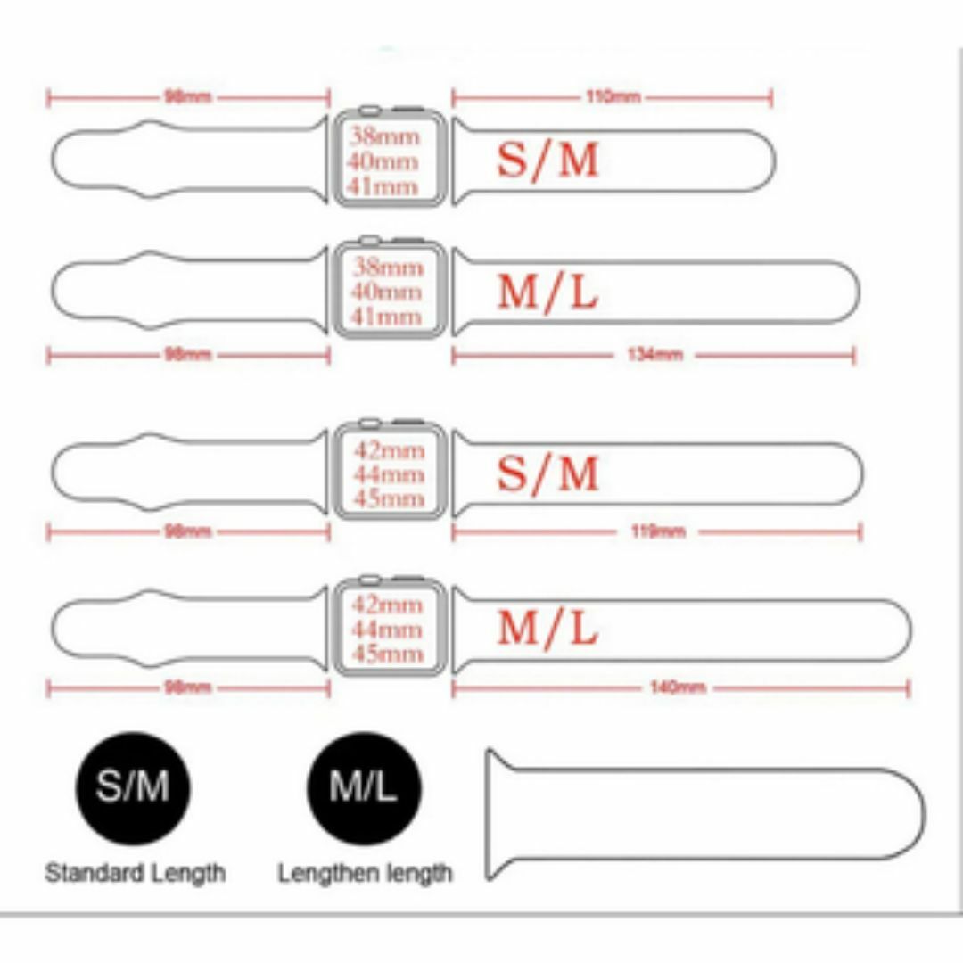 AppleWatchスポーツバンドブラック 38/40/41mm S/M スマホ/家電/カメラのスマホアクセサリー(その他)の商品写真