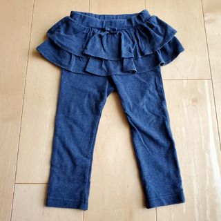 ユニクロ(UNIQLO)のユニクロベビー スカッツ レギンス 90 ネイビー UNIQLO BABY(パンツ/スパッツ)