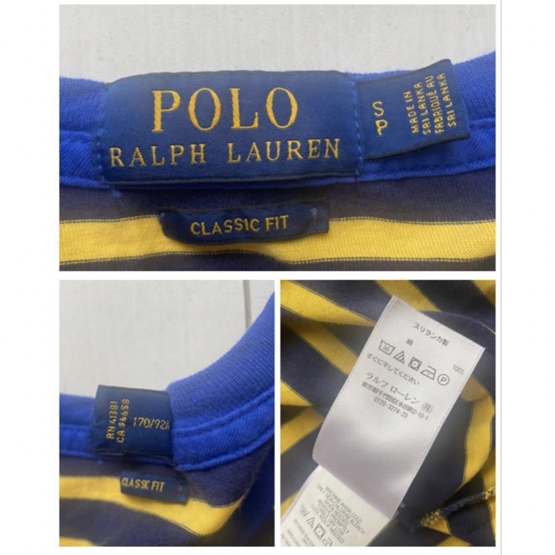 POLO RALPH LAUREN(ポロラルフローレン)の美品 POLO ラルフローレンCP RL-93 ボーダー 90s 復刻 Tシャツ メンズのトップス(Tシャツ/カットソー(半袖/袖なし))の商品写真