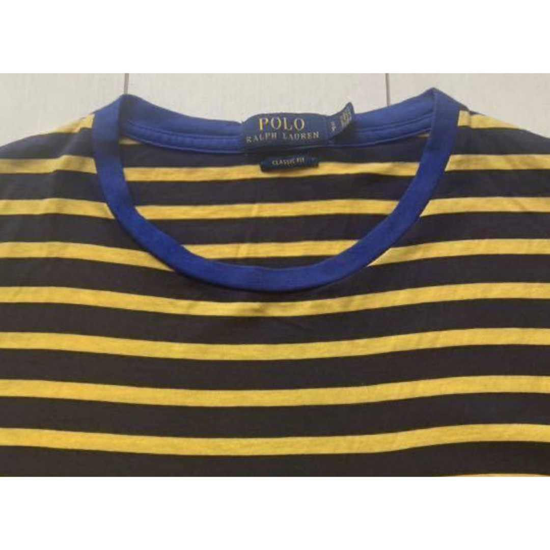 POLO RALPH LAUREN(ポロラルフローレン)の美品 POLO ラルフローレンCP RL-93 ボーダー 90s 復刻 Tシャツ メンズのトップス(Tシャツ/カットソー(半袖/袖なし))の商品写真