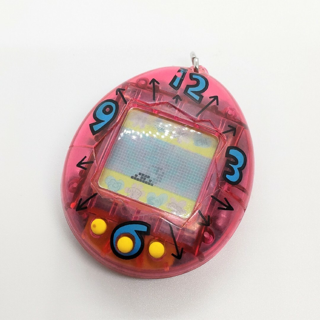 BANDAI(バンダイ)のたまごっち / 時計デザイン / スケルトン / 6KA9 エンタメ/ホビーのゲームソフト/ゲーム機本体(携帯用ゲーム機本体)の商品写真