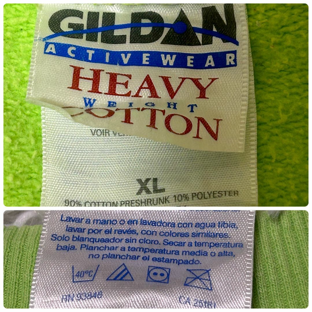 【US古着】ギルダン スウェット XL ライトグリーン ミドル ✓4230 メンズのトップス(スウェット)の商品写真