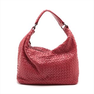 ボッテガヴェネタ(Bottega Veneta)のボッテガヴェネタ ホーボー レザー  レッド レディース ショルダーバッグ(ショルダーバッグ)