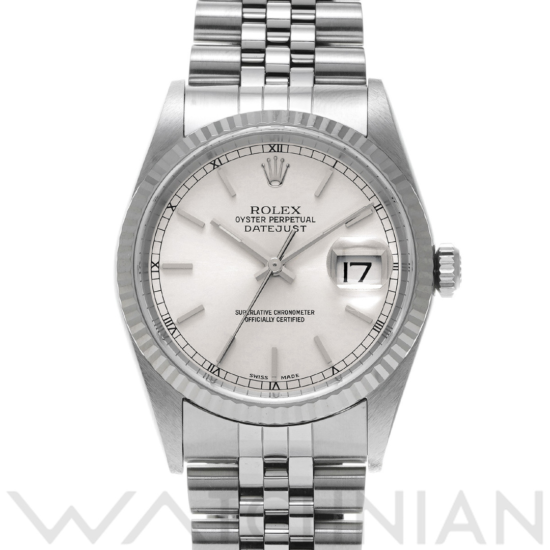 ROLEX(ロレックス)の中古 ロレックス ROLEX 16234 P番(2000年頃製造) シルバー メンズ 腕時計 メンズの時計(腕時計(アナログ))の商品写真