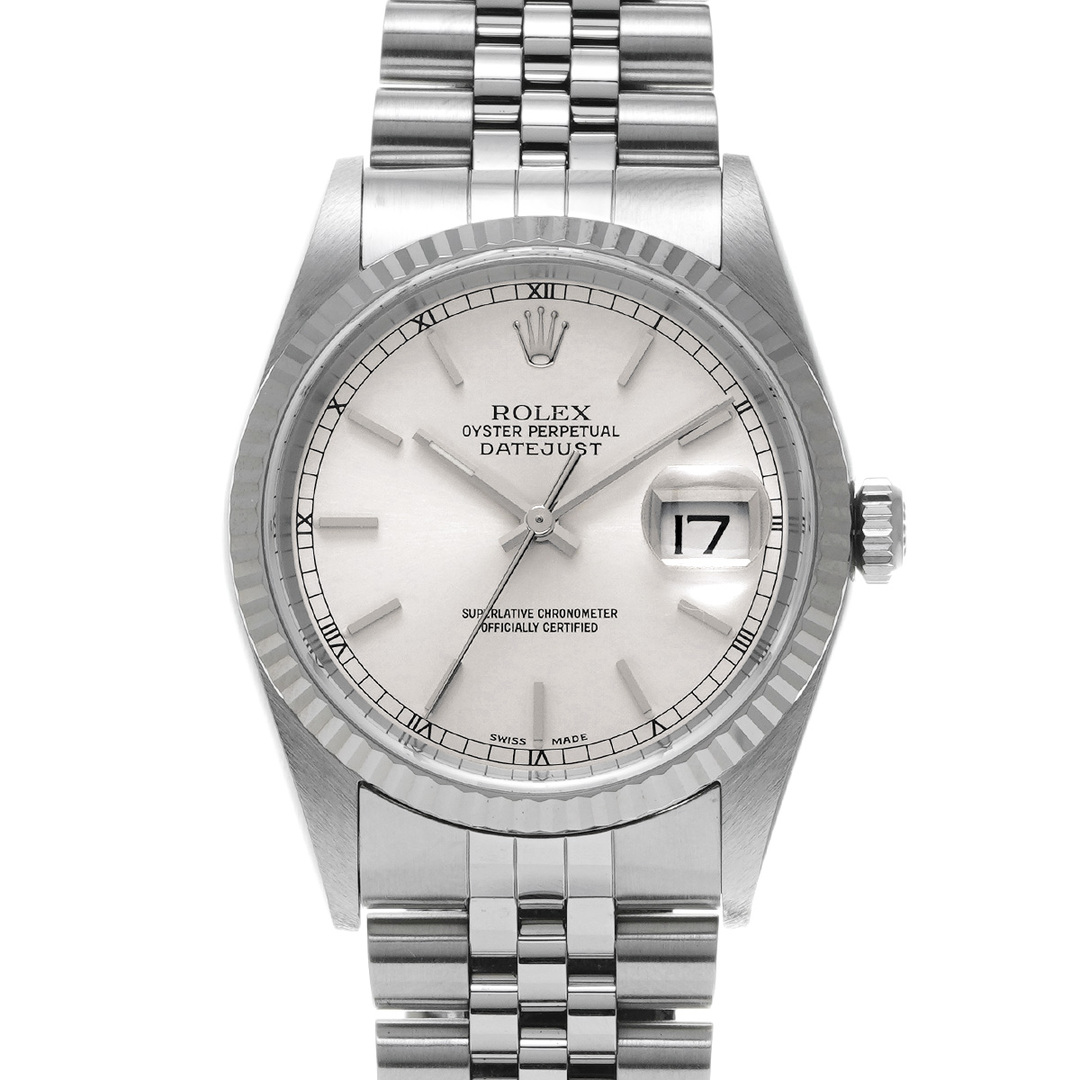 ROLEX(ロレックス)の中古 ロレックス ROLEX 16234 P番(2000年頃製造) シルバー メンズ 腕時計 メンズの時計(腕時計(アナログ))の商品写真