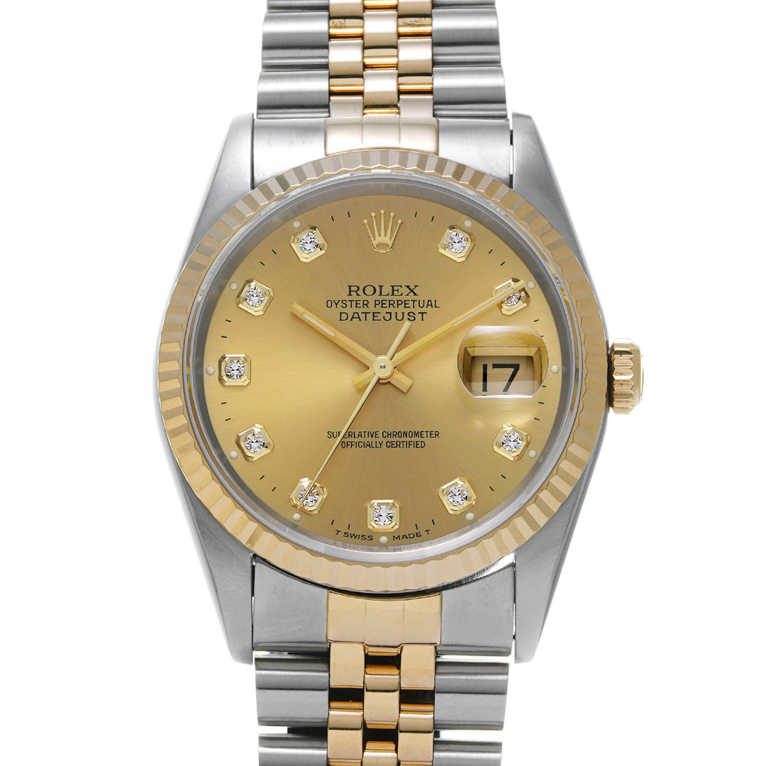 ROLEX(ロレックス)の中古 ロレックス ROLEX 16233G W番(1995年頃製造) シャンパン /ダイヤモンド メンズ 腕時計 メンズの時計(腕時計(アナログ))の商品写真