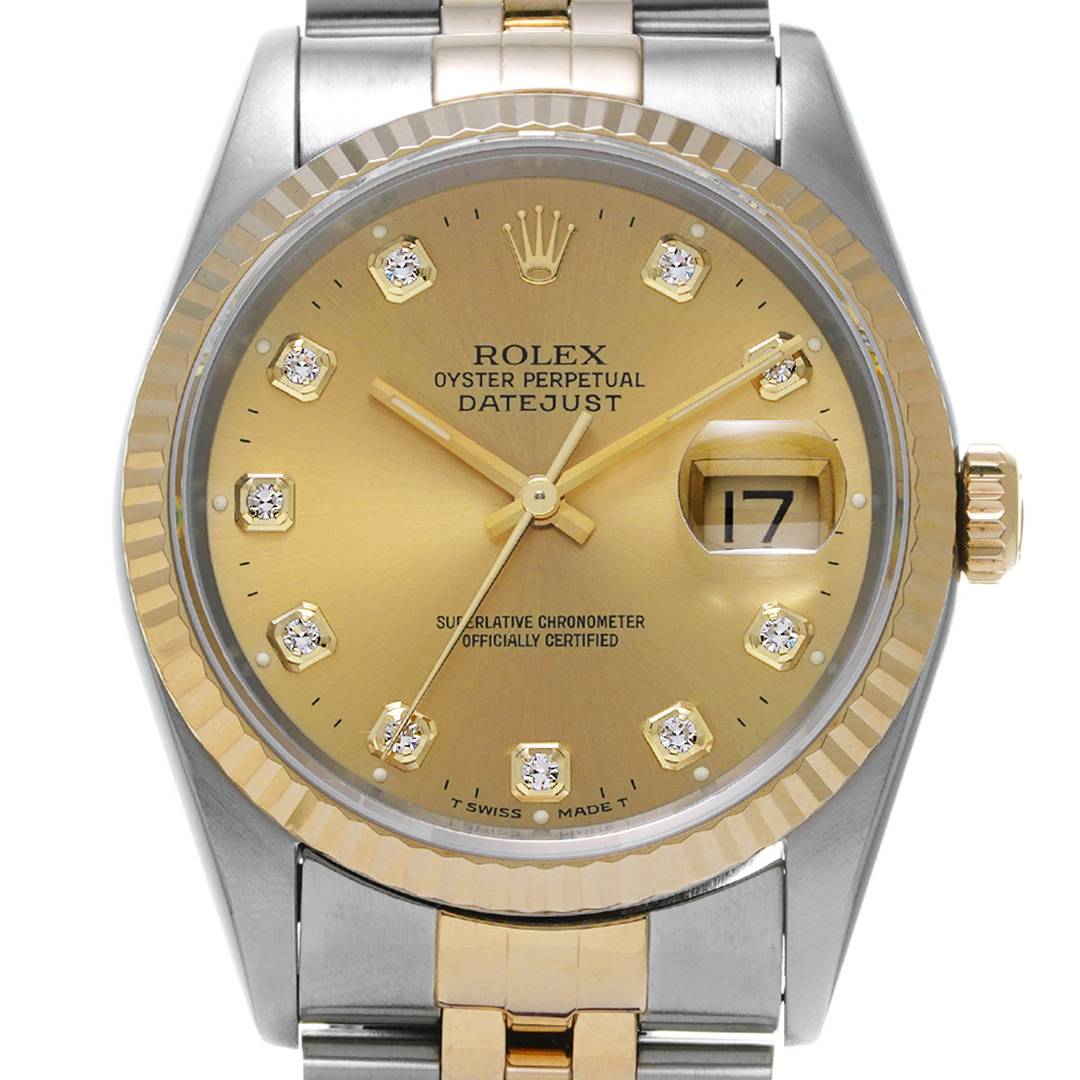 ROLEX(ロレックス)の中古 ロレックス ROLEX 16233G W番(1995年頃製造) シャンパン /ダイヤモンド メンズ 腕時計 メンズの時計(腕時計(アナログ))の商品写真