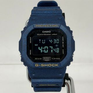 ジーショック(G-SHOCK)のG-SHOCK ジーショック CASIO カシオ 腕時計 DW-5600GM-2 Metallix-G メタリックスG メタル箔 ブルー デジタル 樹脂 メンズ(腕時計(デジタル))