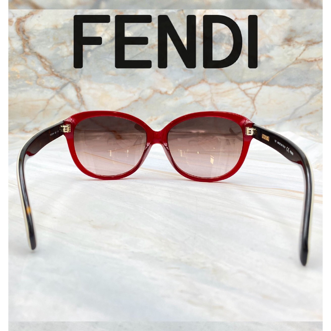 FENDI(フェンディ)のFENDI フェンディ サングラス ズッカ べっ甲 レディースのファッション小物(サングラス/メガネ)の商品写真