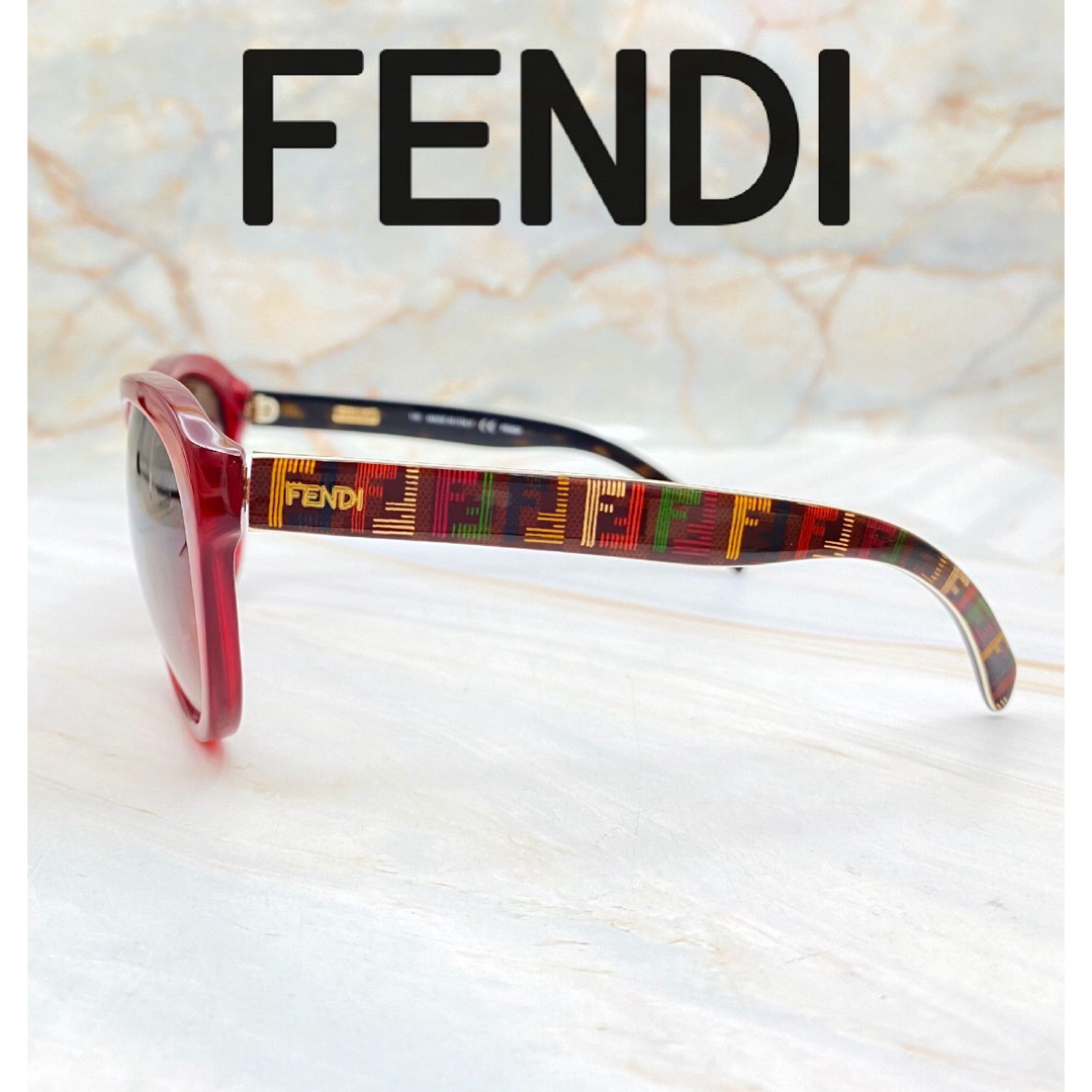 FENDI(フェンディ)のFENDI フェンディ サングラス ズッカ べっ甲 レディースのファッション小物(サングラス/メガネ)の商品写真