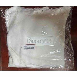 Supreme Box Logo Hooded Sweatshirt White