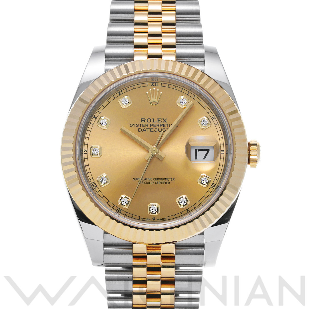 ROLEX(ロレックス)の中古 ロレックス ROLEX 126333G ランダムシリアル シャンパン /ダイヤモンド メンズ 腕時計 メンズの時計(腕時計(アナログ))の商品写真