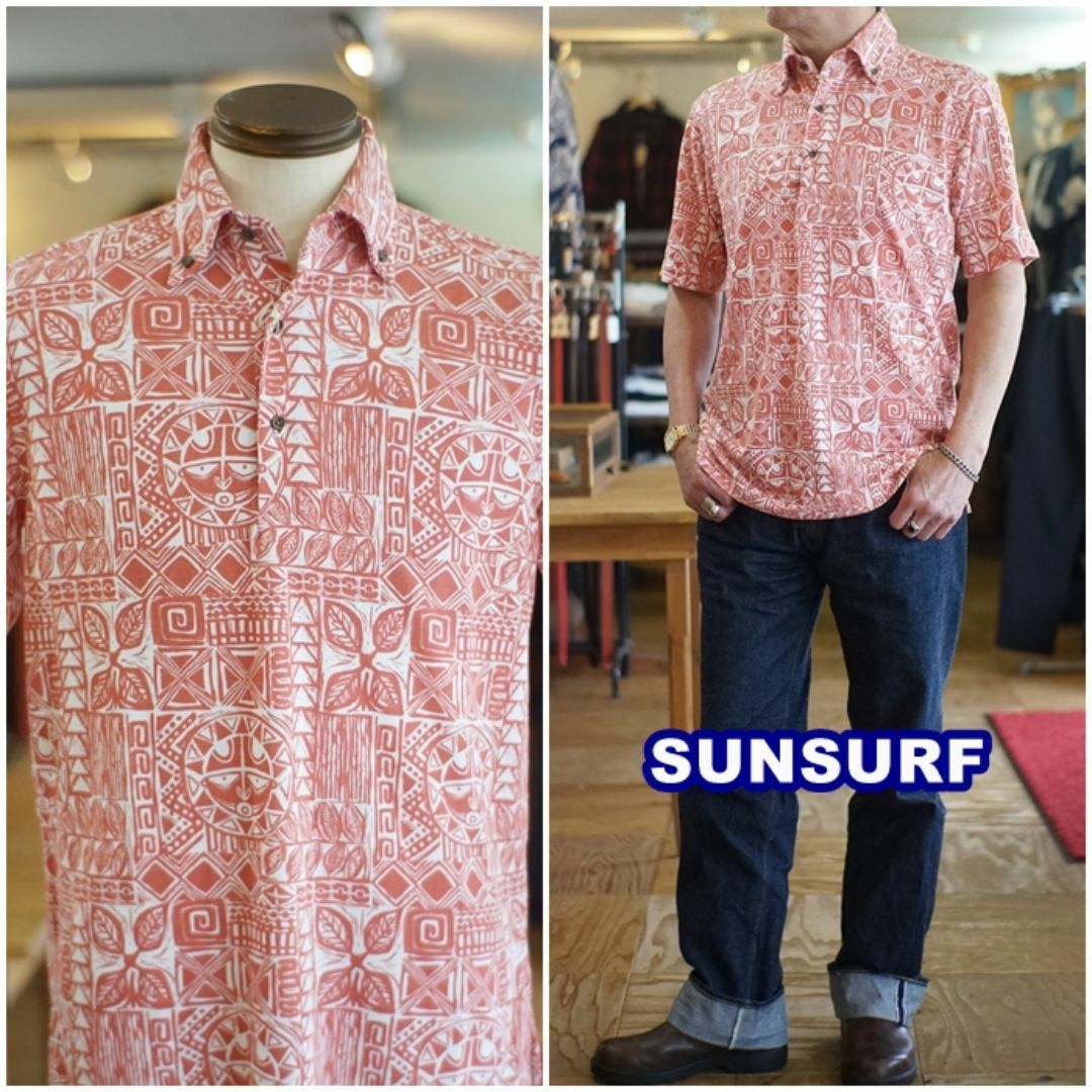 Sun Surf(サンサーフ)のSUN SURF サンサーフ かのこ プルオーバーシャツ 79357 M メンズのトップス(シャツ)の商品写真