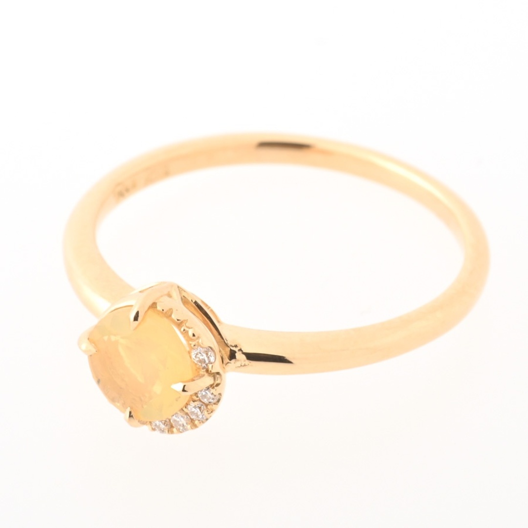 スタージュエリー / Star Jewelry　リング 　K18YG　オパール / ダイヤモンド 0.02ct　#10 　【中古】 商品番号 L-155244 レディースのアクセサリー(リング(指輪))の商品写真