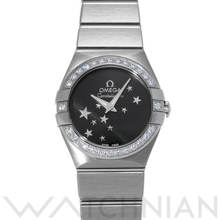 オメガ(OMEGA)の中古 オメガ OMEGA 123.15.24.60.01.001 ブラック レディース 腕時計(腕時計)