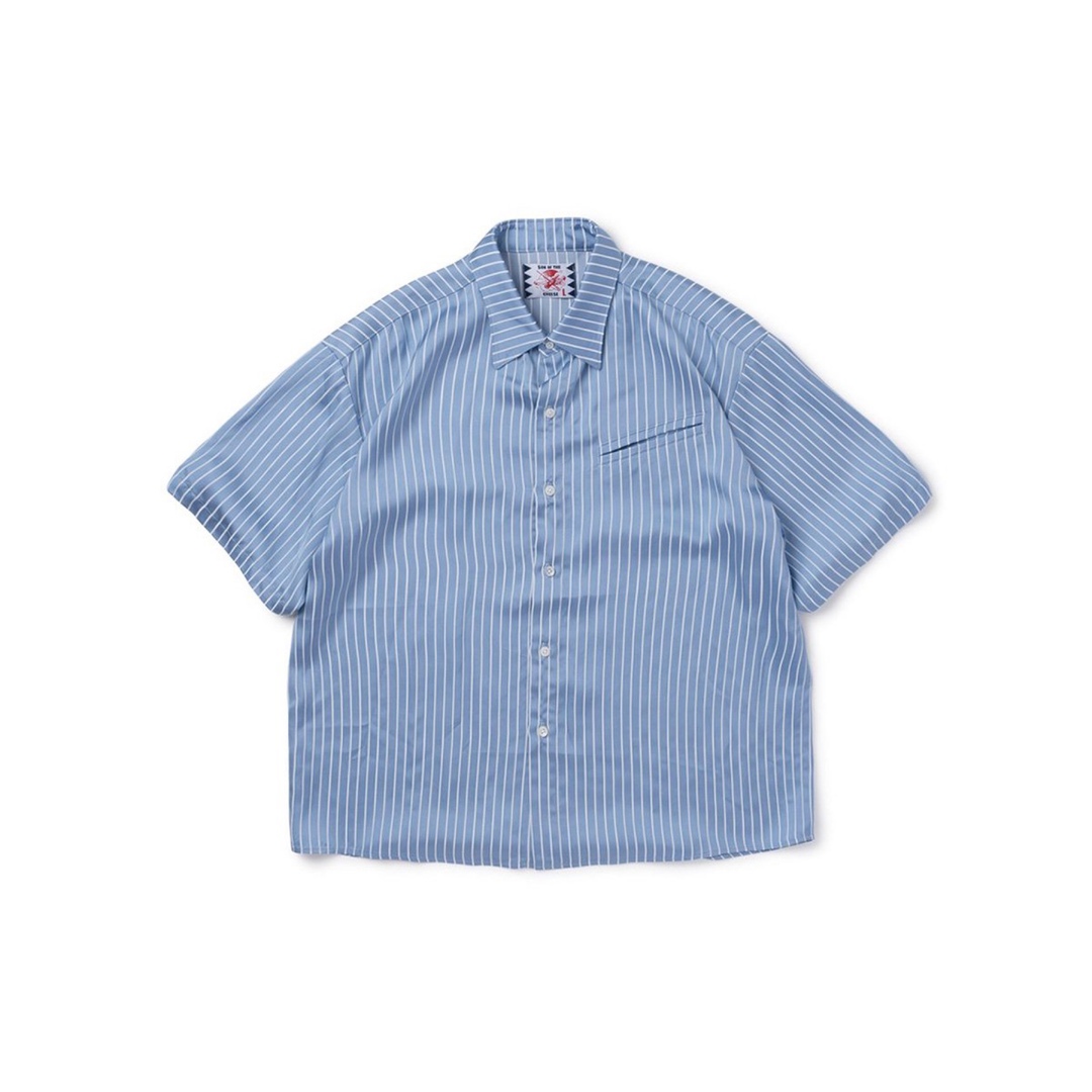 SON OF THE CHEESE(サノバチーズ)のSON OF THE CHEESE Satin Stripe Shirt シャツ メンズのトップス(シャツ)の商品写真