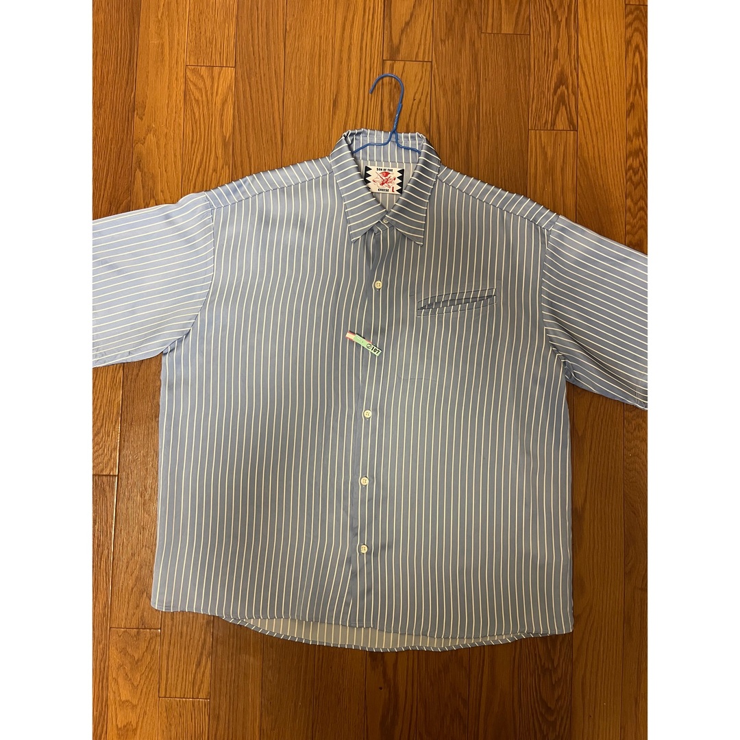 SON OF THE CHEESE(サノバチーズ)のSON OF THE CHEESE Satin Stripe Shirt シャツ メンズのトップス(シャツ)の商品写真