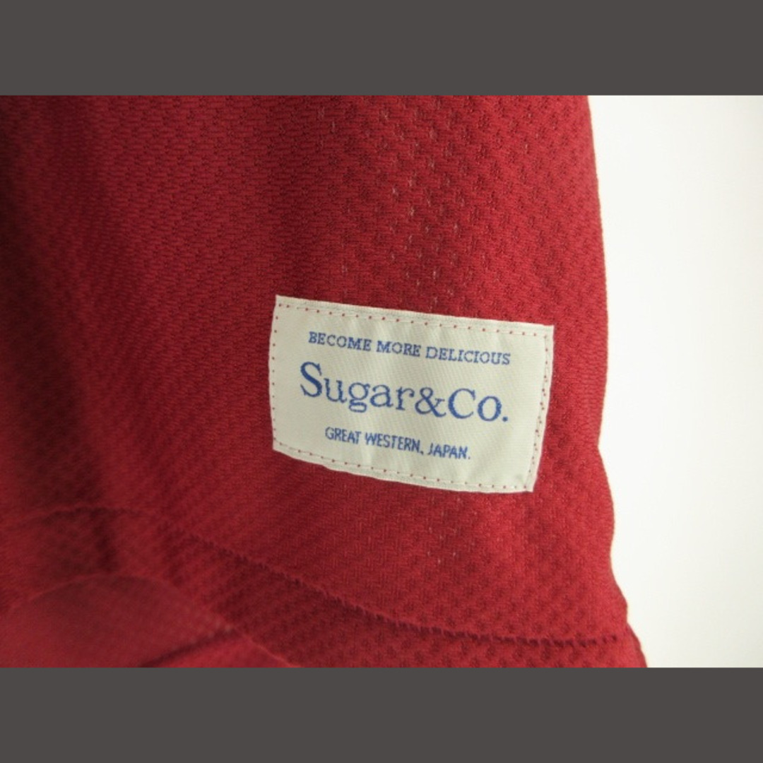 other(アザー)のSugar&Co Tシャツ 丸首  モックネック 半袖 ワインレッド系 M  メンズのトップス(ポロシャツ)の商品写真