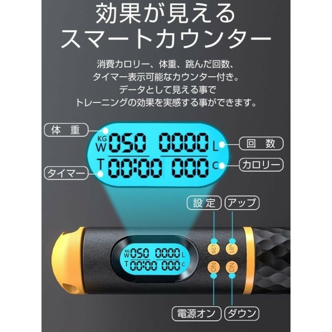 縄跳び 白ピンク トレーニング「S08NAWA-WP.B」 スポーツ/アウトドアのトレーニング/エクササイズ(トレーニング用品)の商品写真