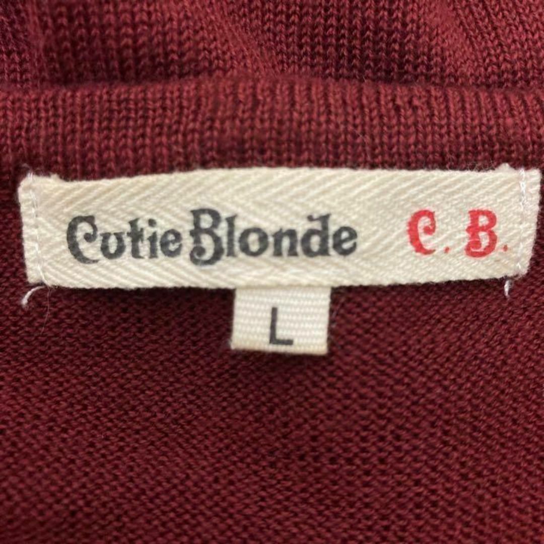 Cutie Blonde(キューティーブロンド)のCutieBlonde　キューティーブロンド トップス ニット レディース レディースのトップス(Tシャツ(半袖/袖なし))の商品写真