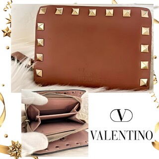 バレンティーニ(VALENTINI)の人気商品 ヴァレンティノ ロックスタッズ コンパクト ミニ財布 折り財布(財布)