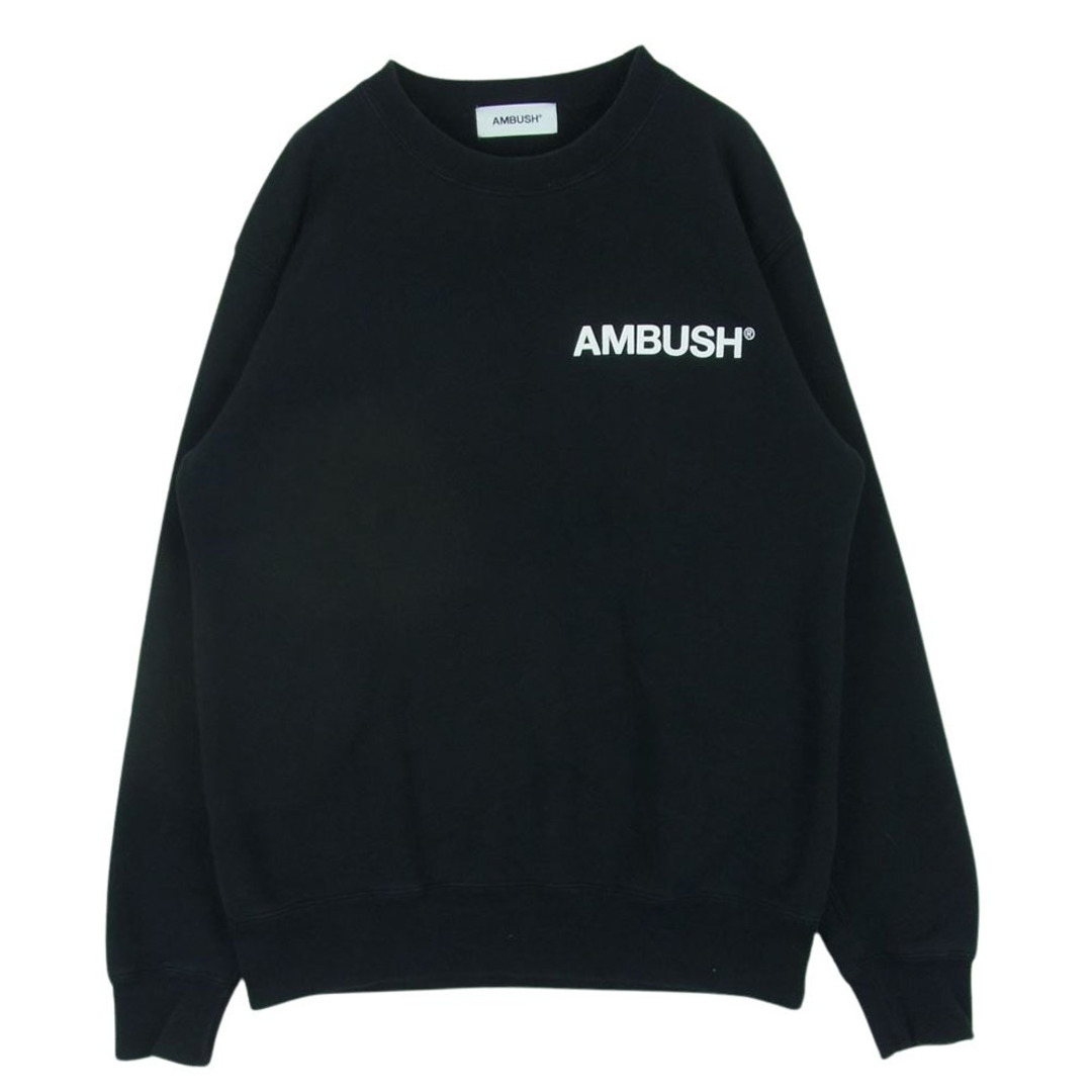 AMBUSH(アンブッシュ)のAMBUSH アンブッシュ 12111480-B ロゴ クルーネック スウェット トレーナー 中国製 ブラック系 2【中古】 メンズのトップス(スウェット)の商品写真