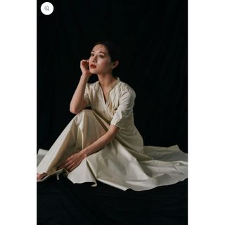 アニュアンス(ánuans)のL’AUBE BLANC Irregular hem Shirt Dress(ロングワンピース/マキシワンピース)