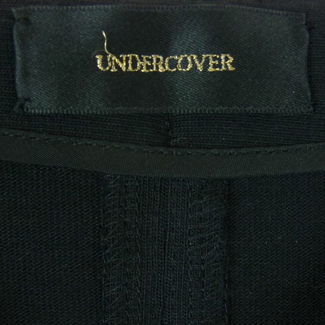 UNDERCOVER(アンダーカバー)のUNDERCOVER アンダーカバー M1708-3 DEEP SCAR DREAM FAINT スウェット切替 ビッグファスナー 半袖 ワンピース ブラック系 2【中古】 レディースのワンピース(その他)の商品写真