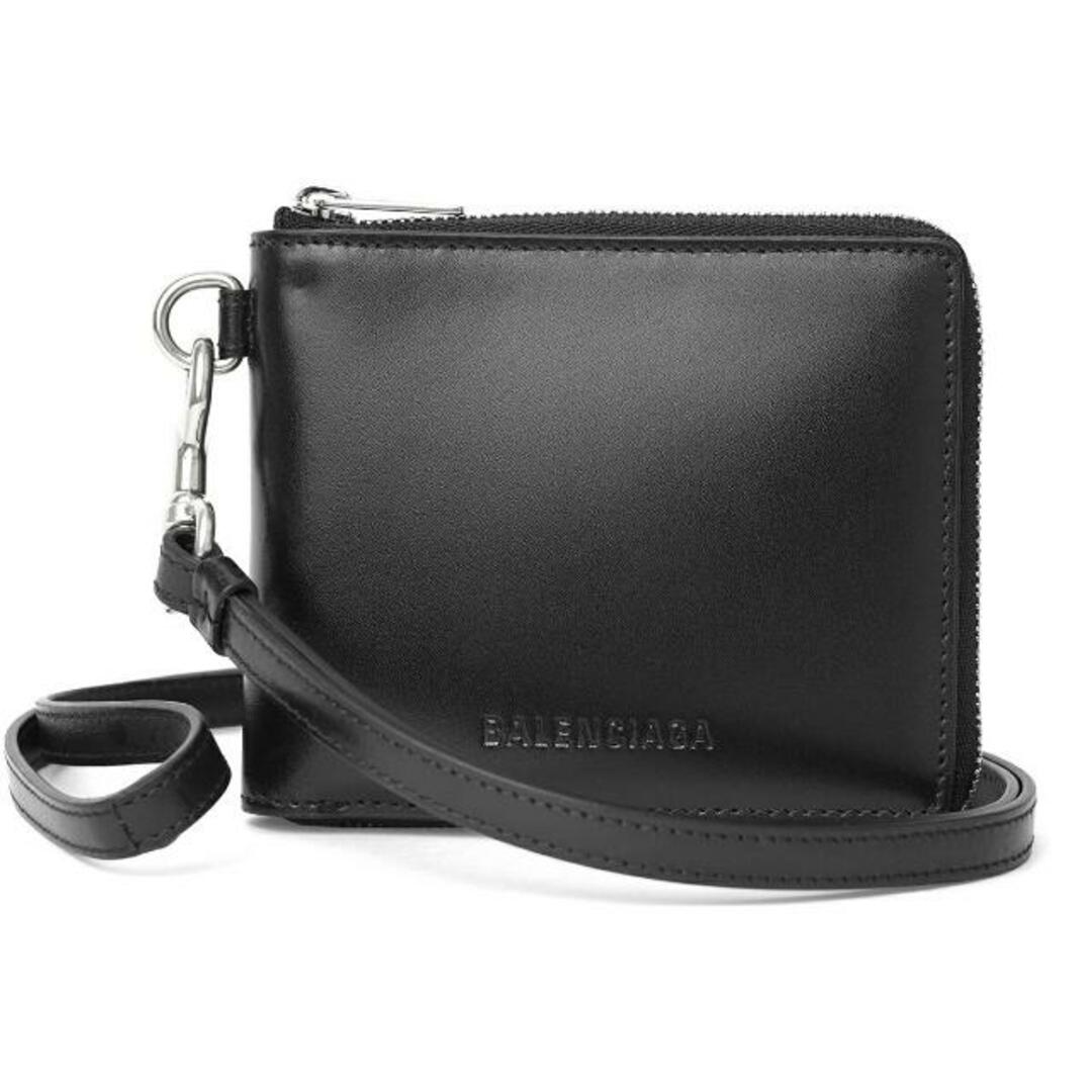 Balenciaga(バレンシアガ)の新品 バレンシアガ BALENCIAGA 2つ折り財布 エッセンシャル ブラック レディースのファッション小物(財布)の商品写真