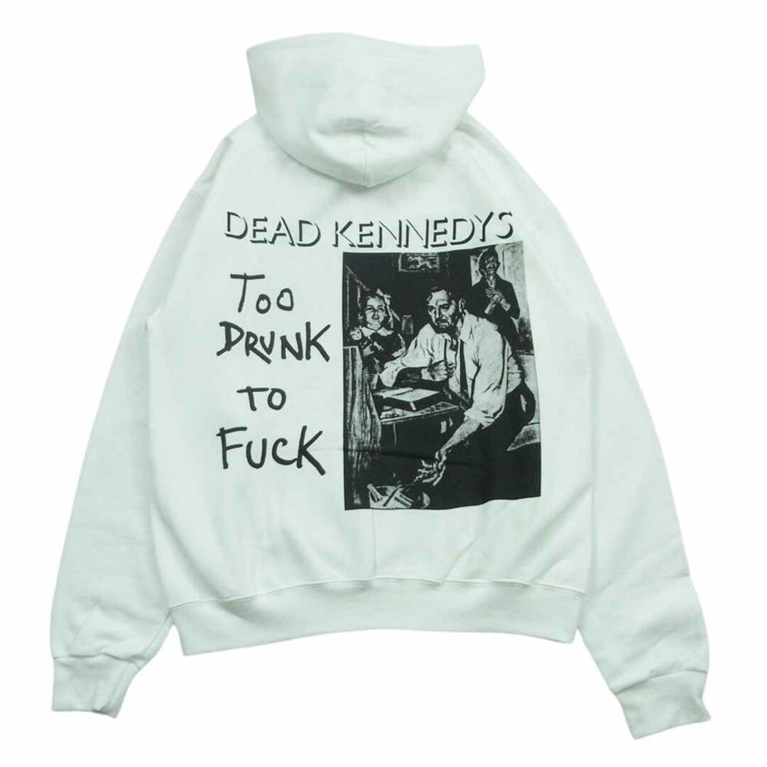 WACKO MARIA(ワコマリア)のWACKO MARIA ワコマリア 23AW WM-SS01 DEAD KENNEDYS PULL OVER HOODED SWEAT SHIRT デッドケネディーズ スウェット パーカー フーディ ホワイト系 M【極上美品】【中古】 メンズのトップス(パーカー)の商品写真