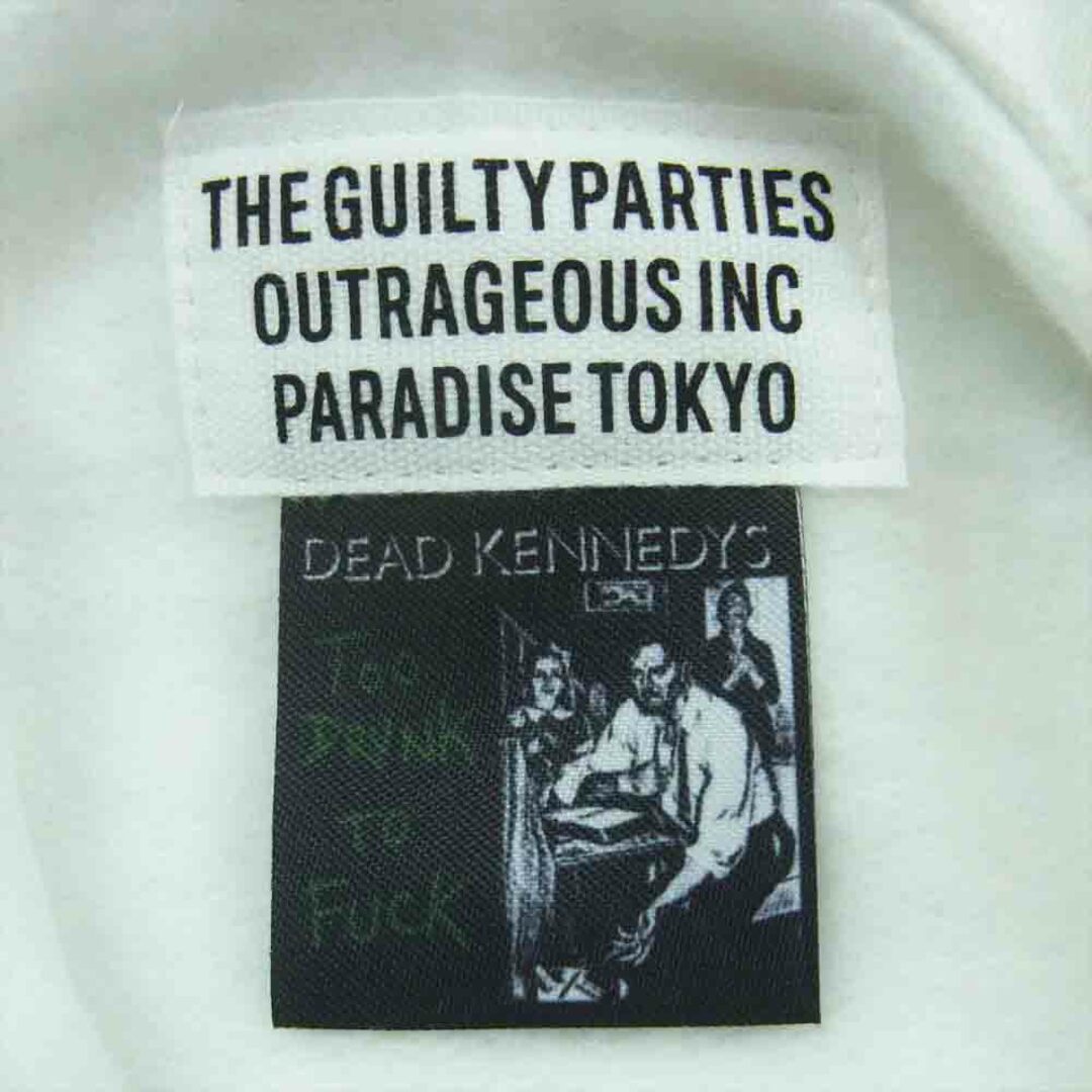 WACKO MARIA(ワコマリア)のWACKO MARIA ワコマリア 23AW WM-SS01 DEAD KENNEDYS PULL OVER HOODED SWEAT SHIRT デッドケネディーズ スウェット パーカー フーディ ホワイト系 M【極上美品】【中古】 メンズのトップス(パーカー)の商品写真