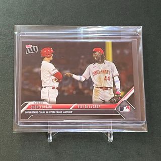 750【美品！新品スリーブ&ローダー入り】大谷翔平&エリーデラクルーズ(シングルカード)