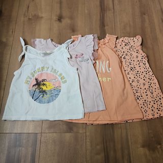 エイチアンドエム(H&M)のノースリーブ　H&M　80㎝(Ｔシャツ)