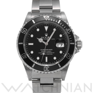 ロレックス(ROLEX)の中古 ロレックス ROLEX 16610 U番(1997年頃製造) ブラック メンズ 腕時計(腕時計(アナログ))