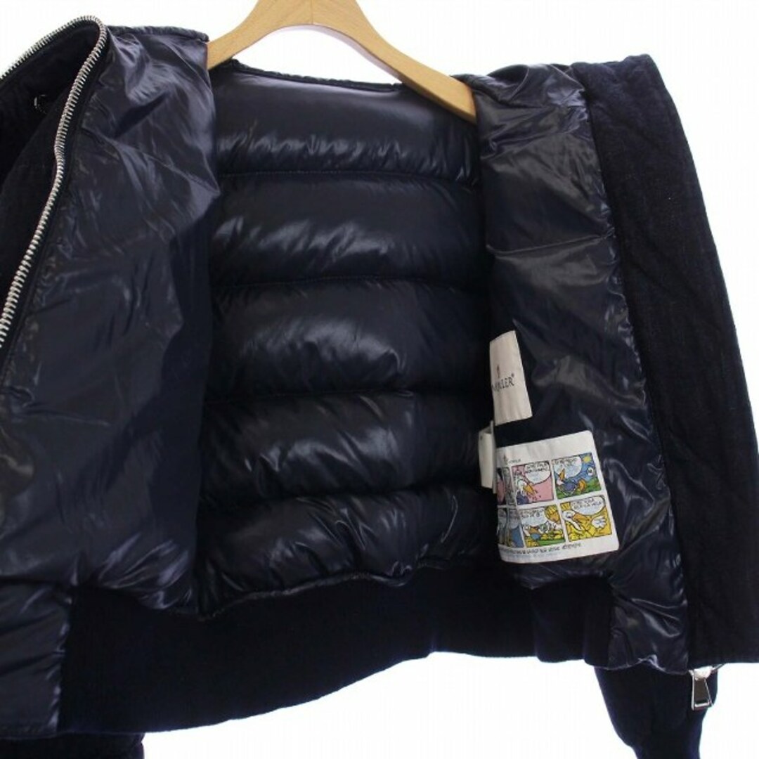 MONCLER(モンクレール)のモンクレール SOTIRIA ダウンジャケット デニム クロップド丈 00 紺 レディースのジャケット/アウター(ダウンジャケット)の商品写真