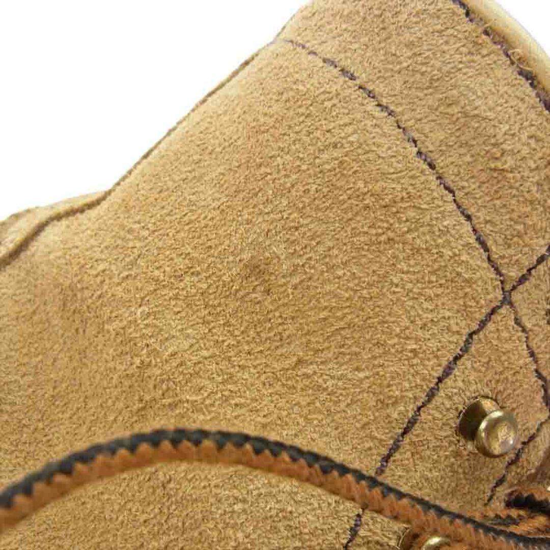 LONE WOLF ロンウルフ ブーツ LW01845 TRUCKER BOOTS VIBRAM SOLE トラッカー ブーツ ベージュ スエード ベージュ系 8【中古】 メンズの靴/シューズ(ブーツ)の商品写真