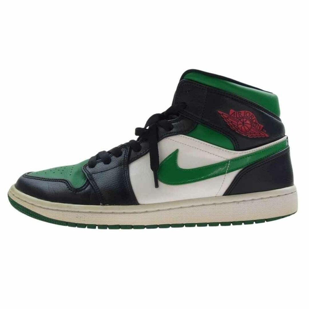 NIKE(ナイキ)のNIKE ナイキ スニーカー 554724-067 AIR JORDAN 1 MID PINE GREEN エアジョーダン1 ミッド パイングリーン スニーカー グリーン系 29cm【中古】 メンズの靴/シューズ(スニーカー)の商品写真