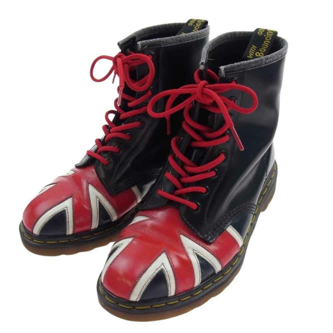 Dr.Martens(ドクターマーチン)のDr.Martens ドクターマーチン ブーツ 8ホール ユニオンジャック ブーツ ブラック系 US8【中古】 メンズの靴/シューズ(ブーツ)の商品写真