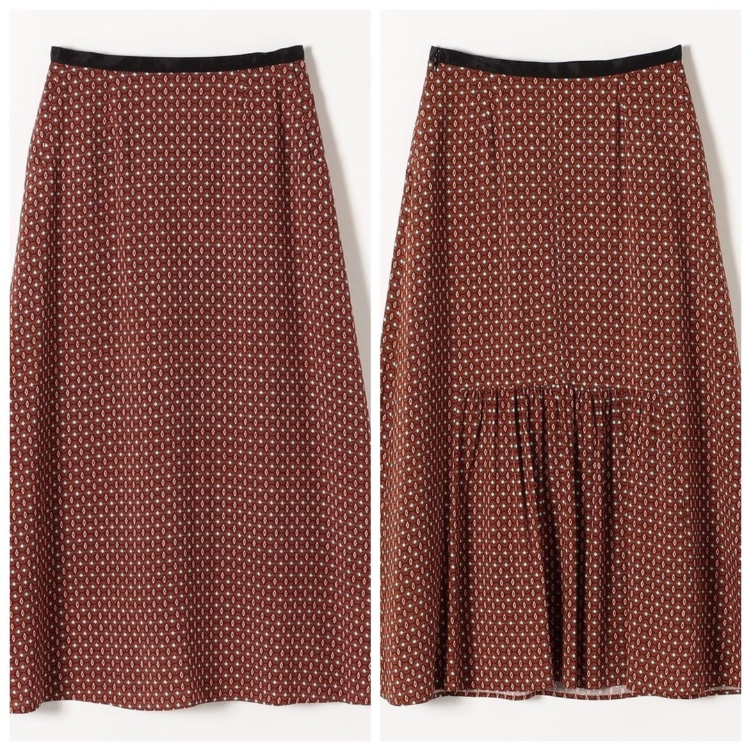 SHIPS(シップス)の美品 SHIPS any スプリンテック ギャザースカート 定価12430円36 レディースのスカート(ロングスカート)の商品写真