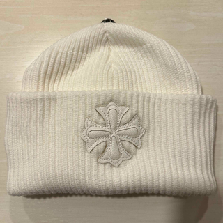 数量限定 ニット帽 ホワイトトレンド クロス メンズ レディース 秋 冬 韓国(ニット帽/ビーニー)