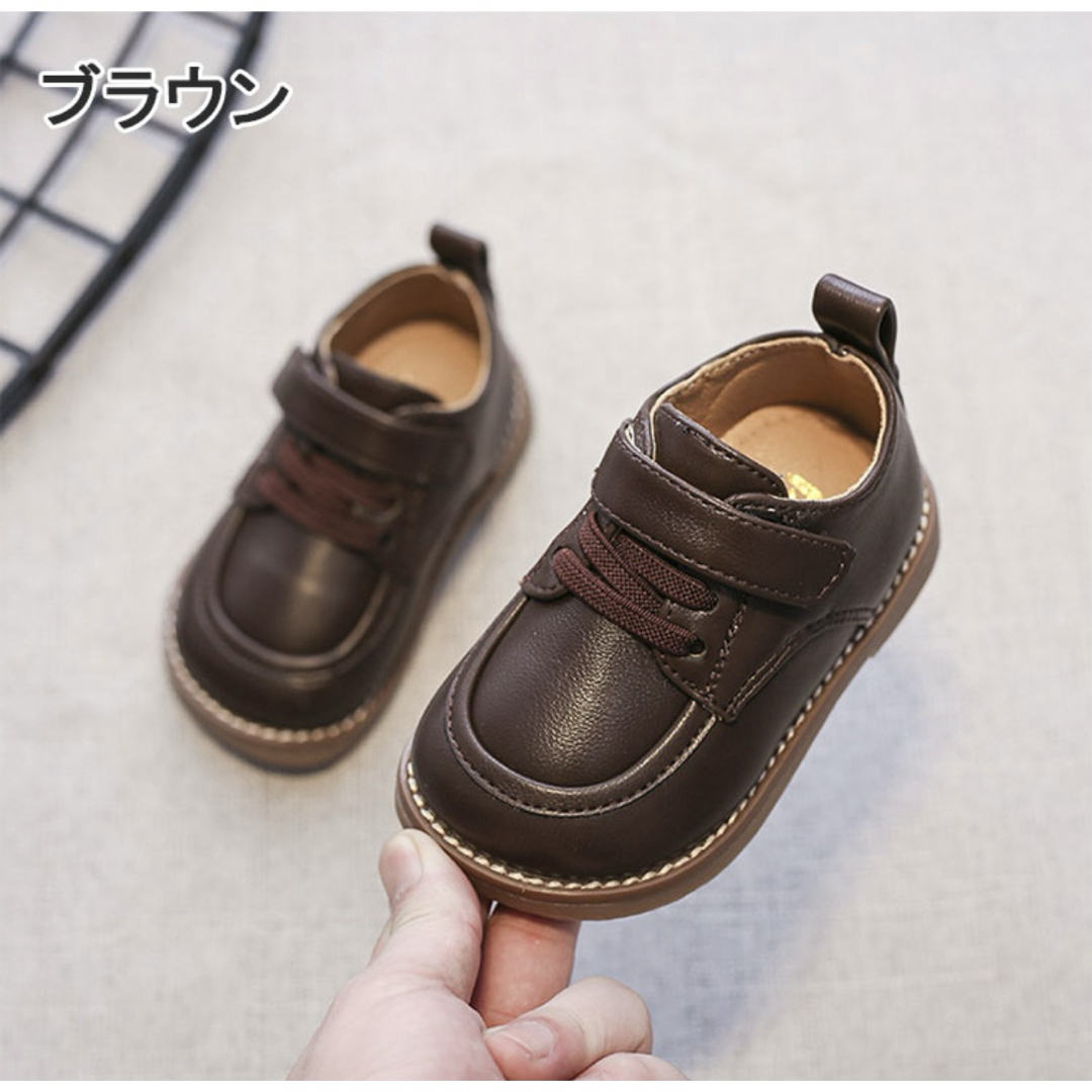 Caramel baby&child (キャラメルベビー&チャイルド)のキッズフォーマルシューズ ブラウン 15.5cm キッズシューズ 子供靴 結婚式 キッズ/ベビー/マタニティのキッズ靴/シューズ(15cm~)(フォーマルシューズ)の商品写真