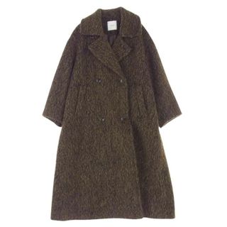 クラネ CLANE コート 11101-0072 MIX SHAGGY LADY COAT ミックス シャギー ロング コート イエロー系 1【中古】(その他)