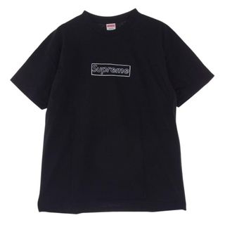 シュプリーム(Supreme)のSupreme シュプリーム Ｔシャツ 21SS KAWS Chalk Box Logo Tee カウズ チョーク ボックスロゴ 半袖 Tシャツ ブラック系 M【極上美品】【中古】(シャツ)