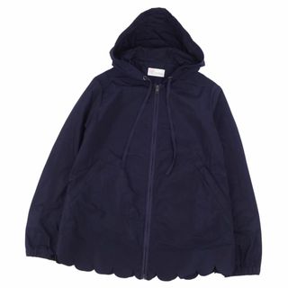 美品 レッドヴァレンティノ RED VALENTINO ジャケット パーカー ジップアップ 無地 フーディー アウター レディース 42