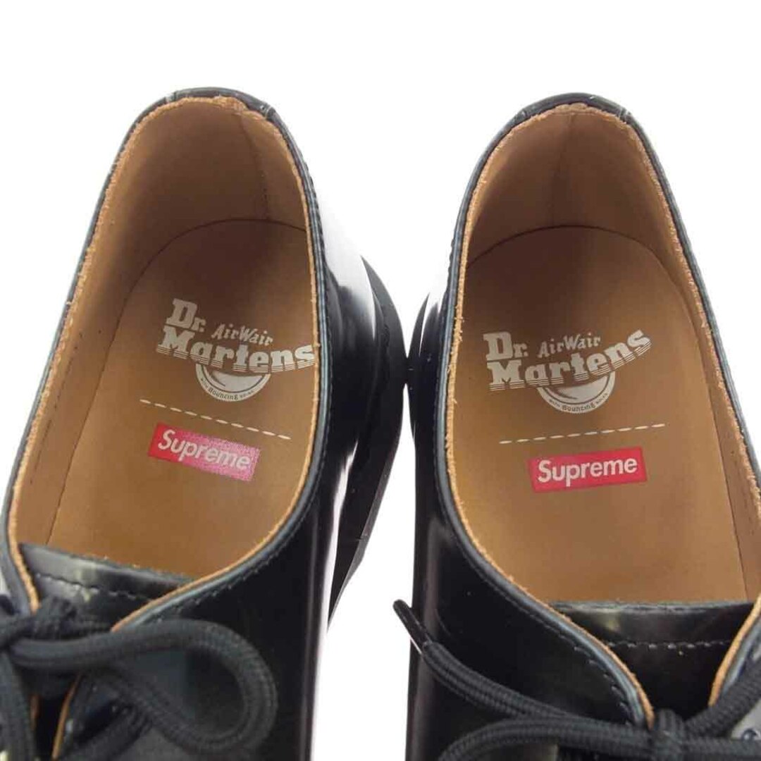 Supreme(シュプリーム)のSupreme シュプリーム シューズ Dr.Martens 1461 3-Eye Shoe Black ドクターマーチン アイ レザー シューズ  ブラック系 UK9【極上美品】【中古】 メンズの靴/シューズ(その他)の商品写真